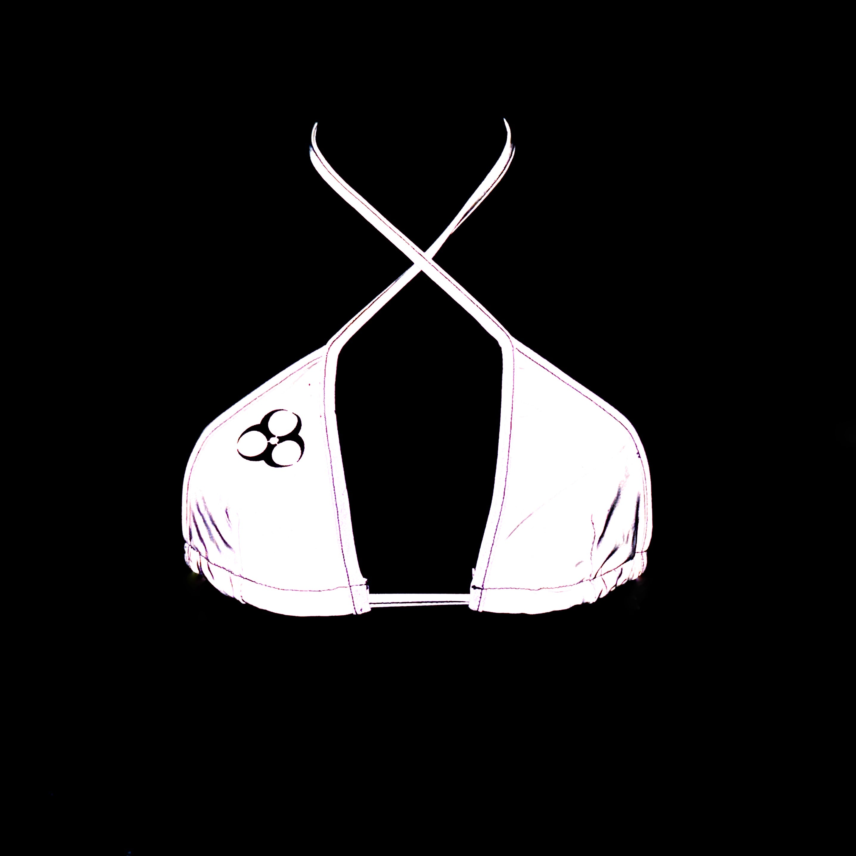 REFLECTIVE BIKINI TOP